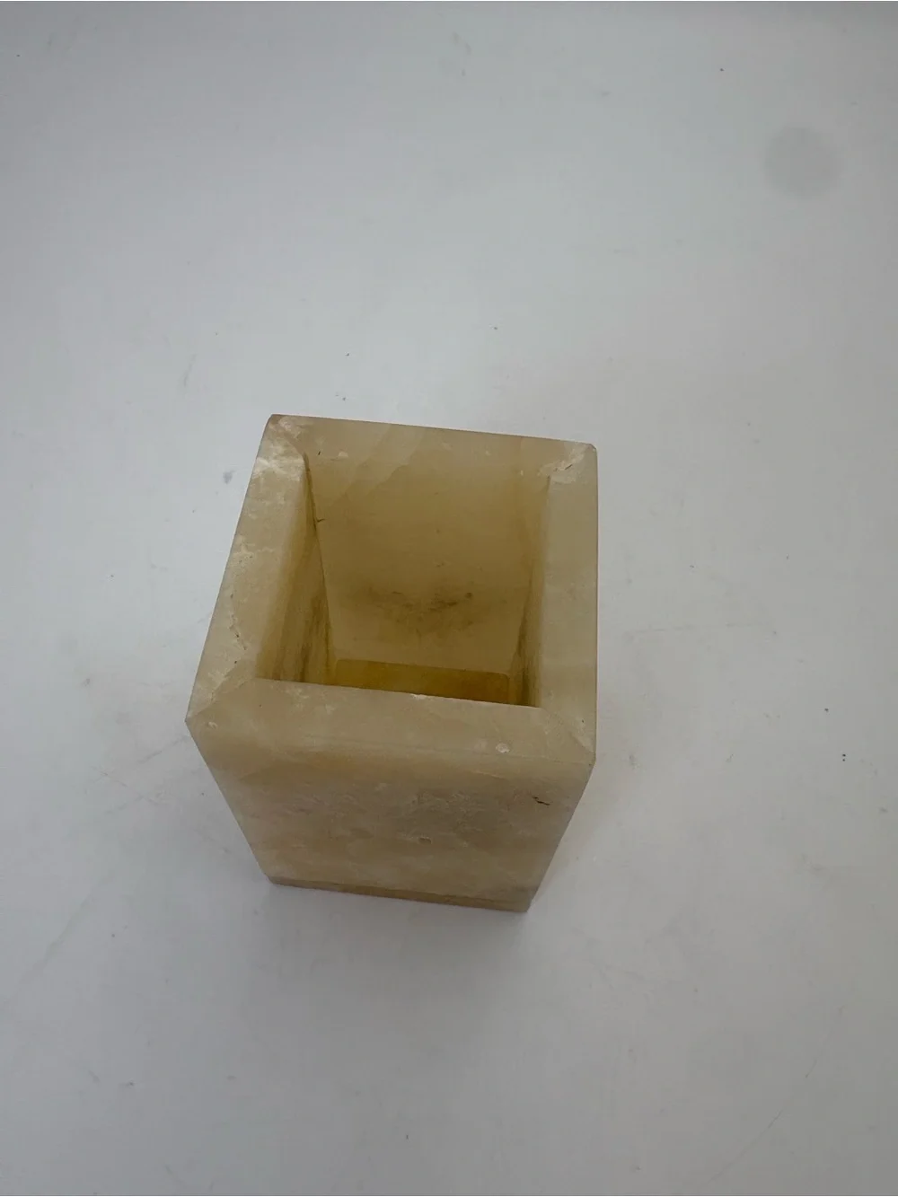 Vintage Stone Candle Holder